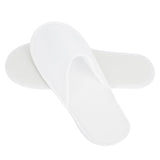 50 Pair White Disposable Slippers Hotel Slippers Anti Slip Spa Centre Travel Slippers for Outdoor Guest Room