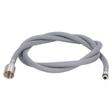 G1/2 1.5m Pull Out Faucet Hose Nylon Braid PVC Flexible Faucet Hose Replacement for Kitchen Bathroom