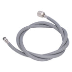 G1/2 1.5m Pull Out Faucet Hose Nylon Braid PVC Flexible Faucet Hose Replacement for Kitchen Bathroom
