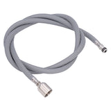 G1/2 1.5m Pull Out Faucet Hose Nylon Braid PVC Flexible Faucet Hose Replacement for Kitchen Bathroom