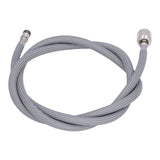 G1/2 1.5m Pull Out Faucet Hose Nylon Braid PVC Flexible Faucet Hose Replacement for Kitchen Bathroom - Low Angle