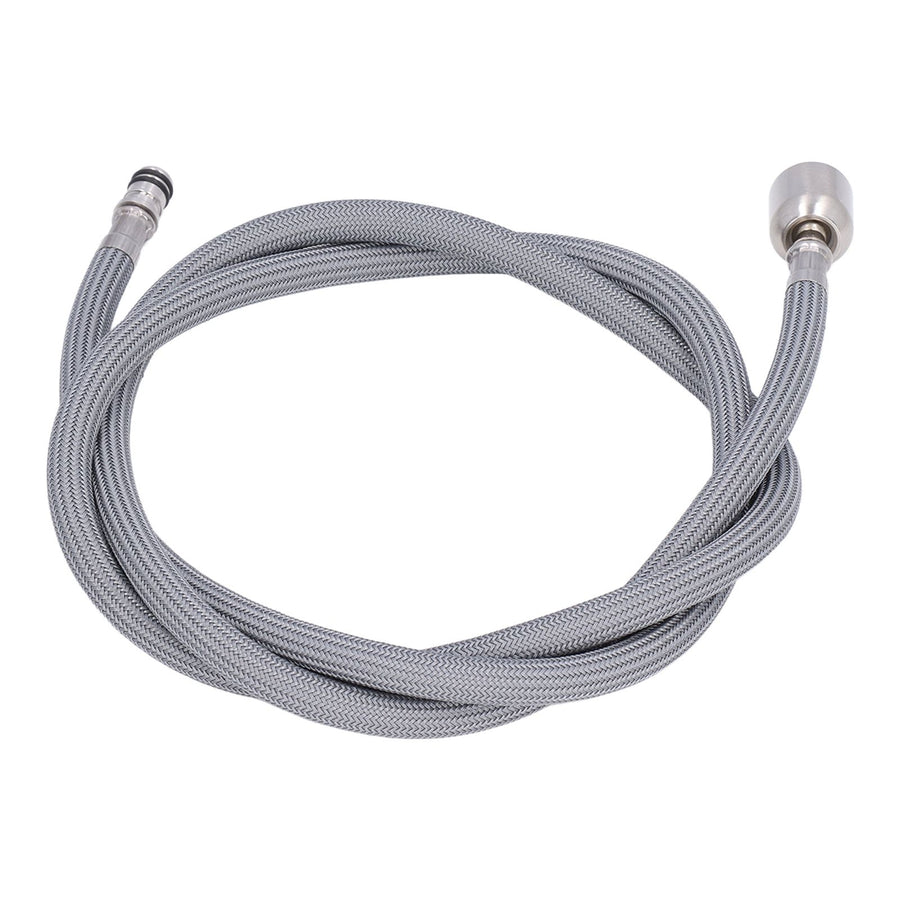 G1/2 1.5m Pull Out Faucet Hose Nylon Braid PVC Flexible Faucet Hose Replacement for Kitchen Bathroom