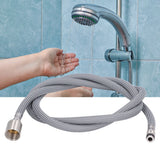 G1/2 1.5m Pull Out Faucet Hose Nylon Braid PVC Flexible Faucet Hose Replacement for Kitchen Bathroom