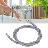 G1/2 1.5m Pull Out Faucet Hose Nylon Braid PVC Flexible Faucet Hose Replacement for Kitchen Bathroom
