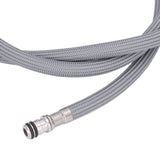 G1/2 1.5m Pull Out Faucet Hose Nylon Braid PVC Flexible Faucet Hose Replacement for Kitchen Bathroom