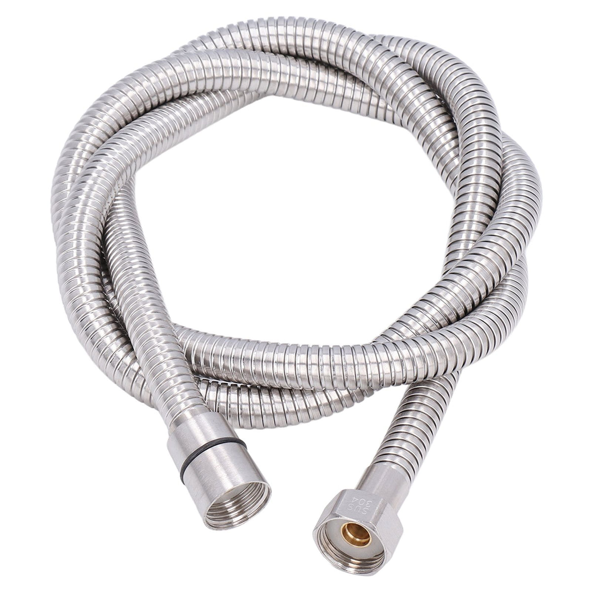 Stainless Steel Shower Hose Explosion Proof G1/2 Shower Head Hose for Bathroom Silver 1.5m/4.9ft