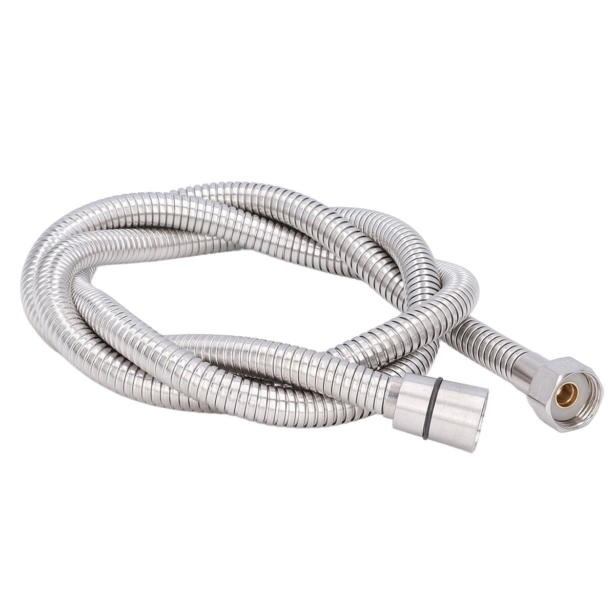 Stainless Steel Shower Hose Explosion Proof G1/2 Shower Head Hose for Bathroom Silver 1.5m/4.9ft