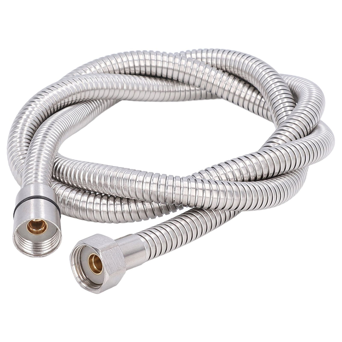 Stainless Steel Shower Hose Explosion Proof G1/2 Shower Head Hose for Bathroom Silver 1.5m/4.9ft