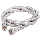 Stainless Steel Shower Hose Explosion Proof G1/2 Shower Head Hose for Bathroom Silver 1.5m/4.9ft
