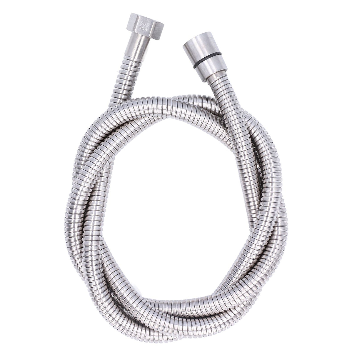 Stainless Steel Shower Hose Explosion Proof G1/2 Shower Head Hose for Bathroom Silver 1.5m/4.9ft
