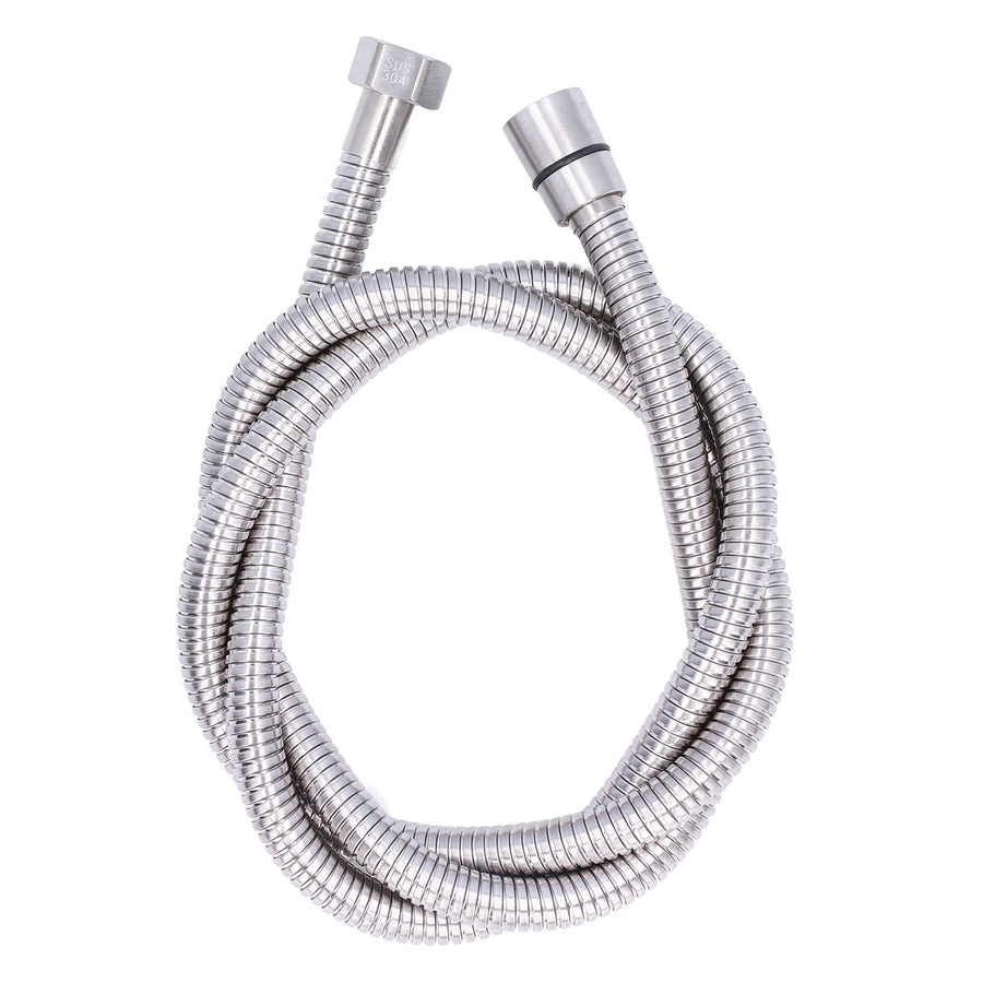 Stainless Steel Shower Hose Explosion Proof G1/2 Shower Head Hose for Bathroom Silver 1.5m/4.9ft