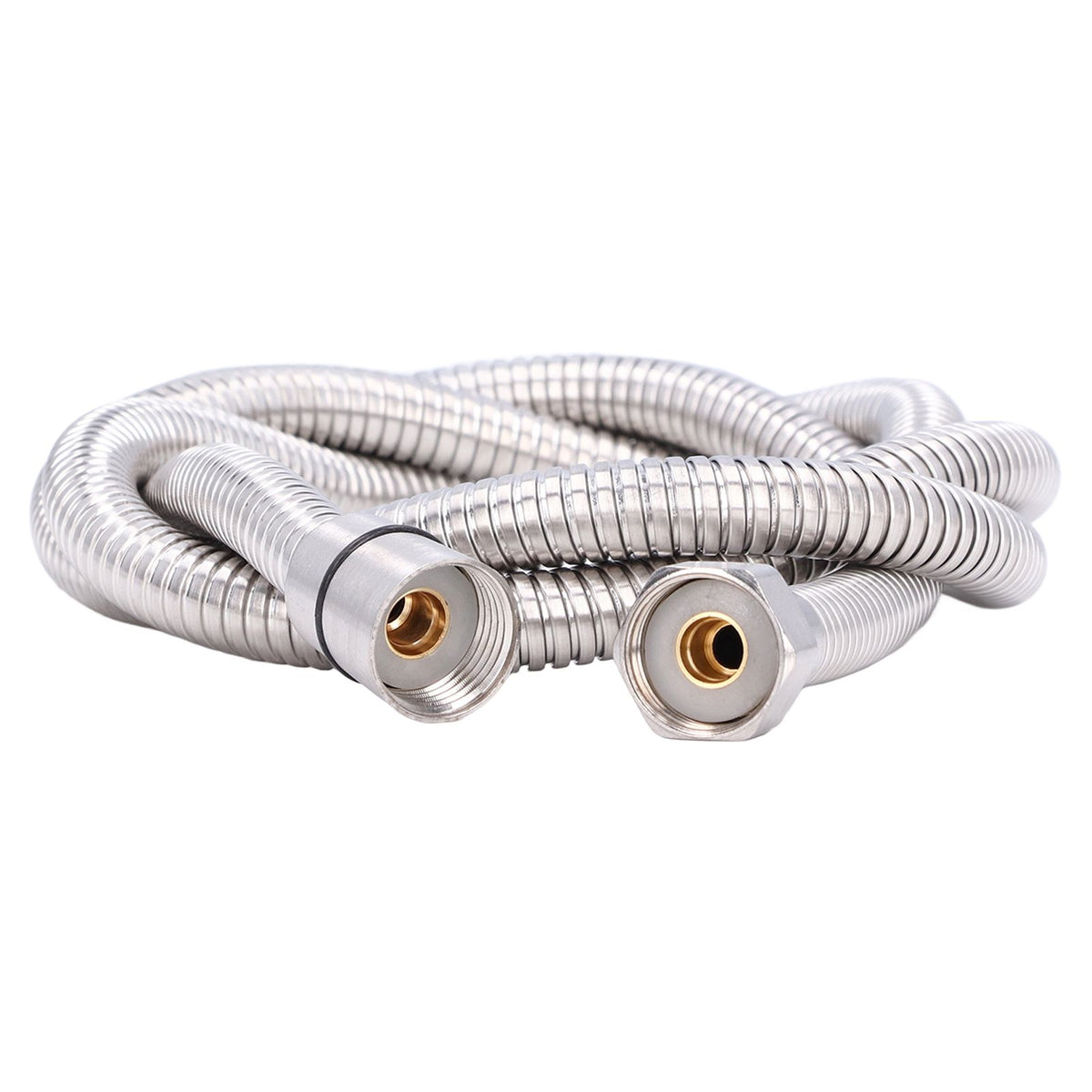 Stainless Steel Shower Hose Explosion Proof G1/2 Shower Head Hose for Bathroom Silver 1.5m/4.9ft