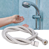 Stainless Steel Shower Hose Explosion Proof G1/2 Shower Head Hose for Bathroom Silver 1.5m/4.9ft - Extra Image