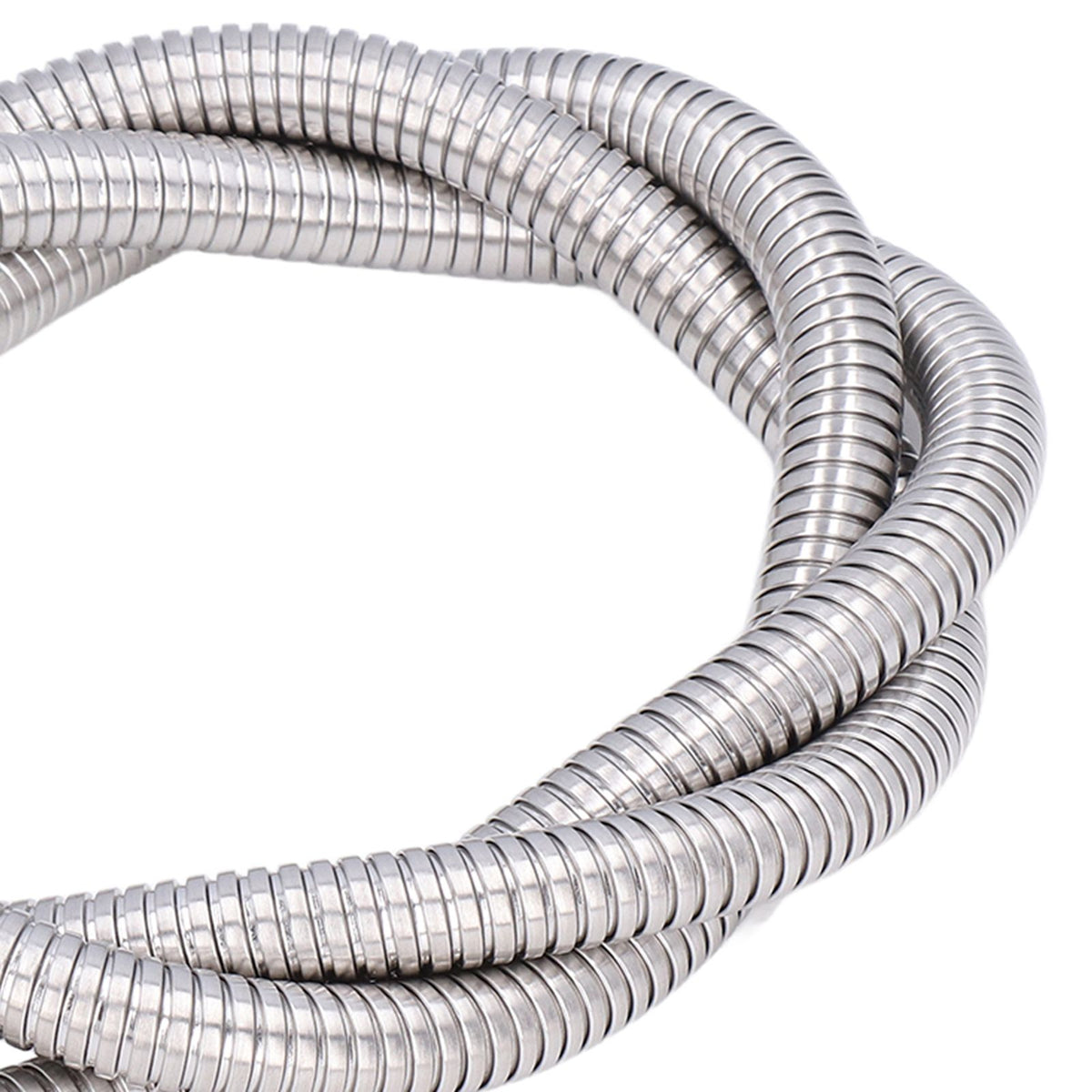 Stainless Steel Shower Hose Explosion Proof G1/2 Shower Head Hose for Bathroom Silver 1.5m/4.9ft