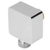 Quadrate Shower Elbow Chrome Finish Wall Mounted G1/2 Full Copper Male Female Universal Wall Elbow for Hand Held Shower