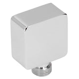 Quadrate Shower Elbow Chrome Finish Wall Mounted G1/2 Full Copper Male Female Universal Wall Elbow for Hand Held Shower