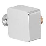 Quadrate Shower Elbow Chrome Finish Wall Mounted G1/2 Full Copper Male Female Universal Wall Elbow for Hand Held Shower