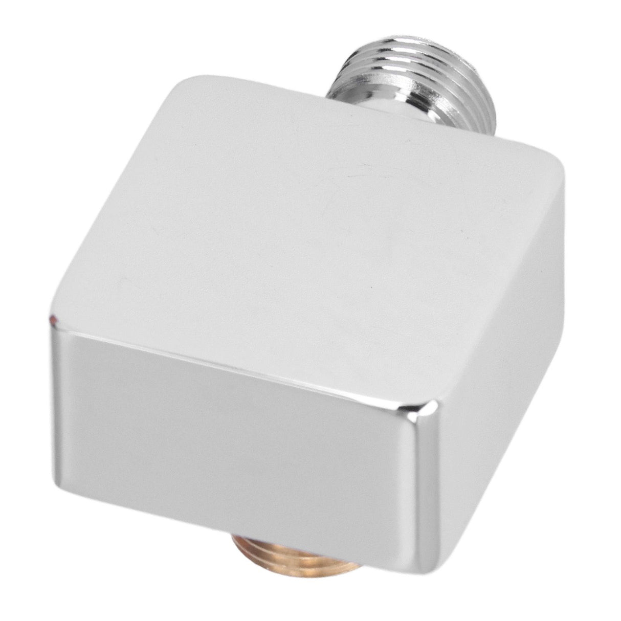 Quadrate Shower Elbow Chrome Finish Wall Mounted G1/2 Full Copper Male Female Universal Wall Elbow for Hand Held Shower