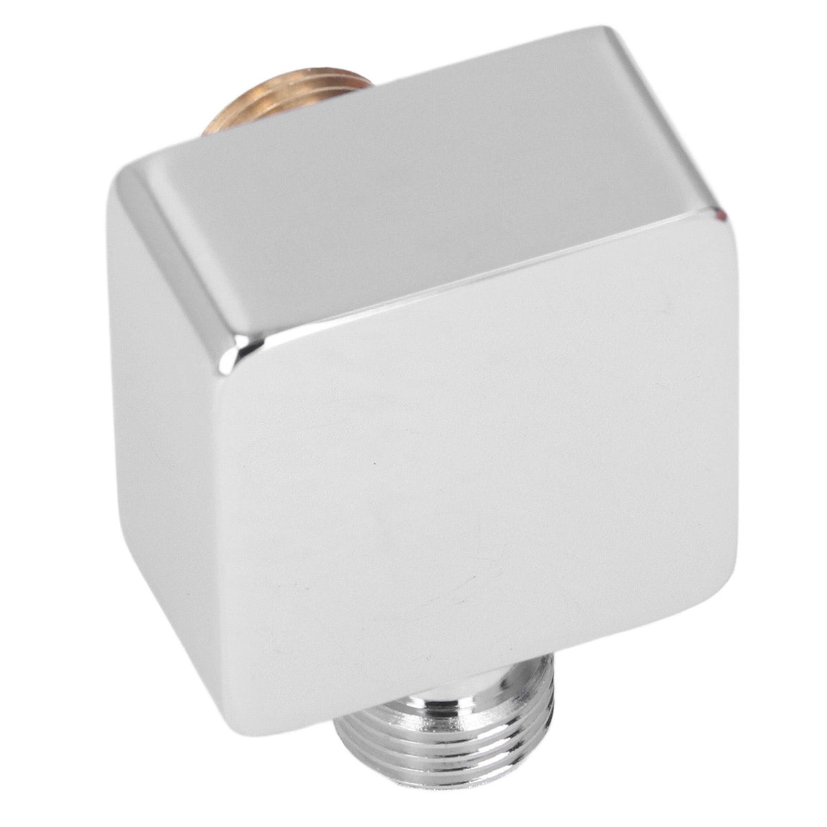 Quadrate Shower Elbow Chrome Finish Wall Mounted G1/2 Full Copper Male Female Universal Wall Elbow for Hand Held Shower