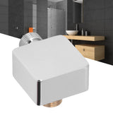 Quadrate Shower Elbow Chrome Finish Wall Mounted G1/2 Full Copper Male Female Universal Wall Elbow for Hand Held Shower