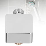 Quadrate Shower Elbow Chrome Finish Wall Mounted G1/2 Full Copper Male Female Universal Wall Elbow for Hand Held Shower - Extra Image