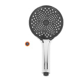 Handheld Shower Head High Pressure G1/2 Thread ABS Electroplated Showerhead for BathroomSilver