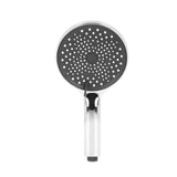 Handheld Shower Head High Pressure G1/2 Thread ABS Electroplated Showerhead for BathroomSilver - Rear View