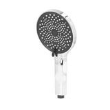 Handheld Shower Head High Pressure G1/2 Thread ABS Electroplated Showerhead for BathroomSilver