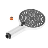 Handheld Shower Head High Pressure G1/2 Thread ABS Electroplated Showerhead for BathroomSilver - Extra Image