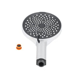 Handheld Shower Head High Pressure G1/2 Thread ABS Electroplated Showerhead for BathroomSilver - Extra Image