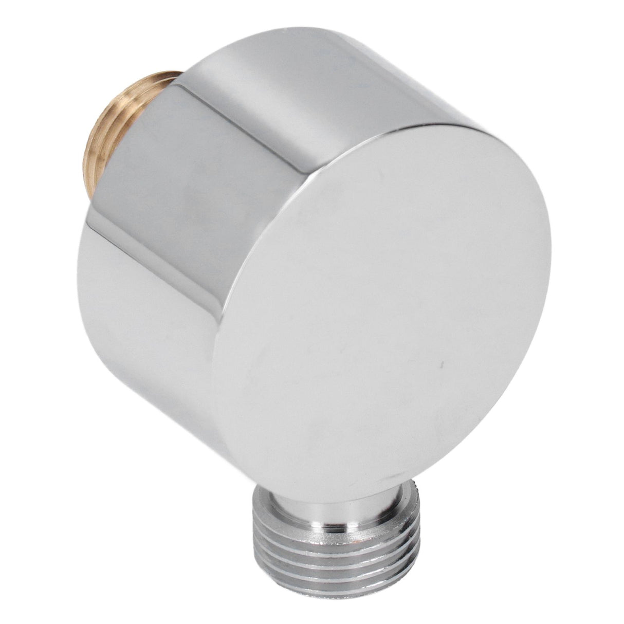 Shower Adapter Brass Construction Chrome Plated G1/2 Wall Mounted Easy Installation Round Shower Hose Connector