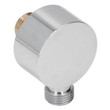 Shower Adapter Brass Construction Chrome Plated G1/2 Wall Mounted Easy Installation Round Shower Hose Connector - 45-Degree Angle