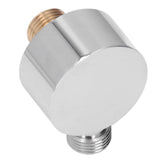 Shower Adapter Brass Construction Chrome Plated G1/2 Wall Mounted Easy Installation Round Shower Hose Connector
