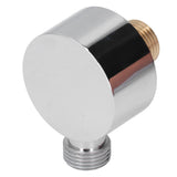 Shower Adapter Brass Construction Chrome Plated G1/2 Wall Mounted Easy Installation Round Shower Hose Connector