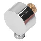 Shower Adapter Brass Construction Chrome Plated G1/2 Wall Mounted Easy Installation Round Shower Hose Connector