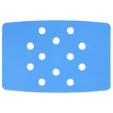 Shower Chair Cushion Paste Fixed Keep Warm EVA Blue Perforation Design Portable Shower Stool Cushion