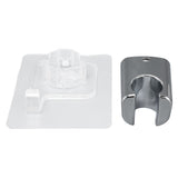 Shower Head Bracket Plastic Adhesive Nail Free Waterproof Bidet Sprayer Holder for Home Hotel Bathroom - Side View