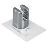Shower Head Bracket Plastic Adhesive Nail Free Waterproof Bidet Sprayer Holder for Home Hotel Bathroom - Low Angle
