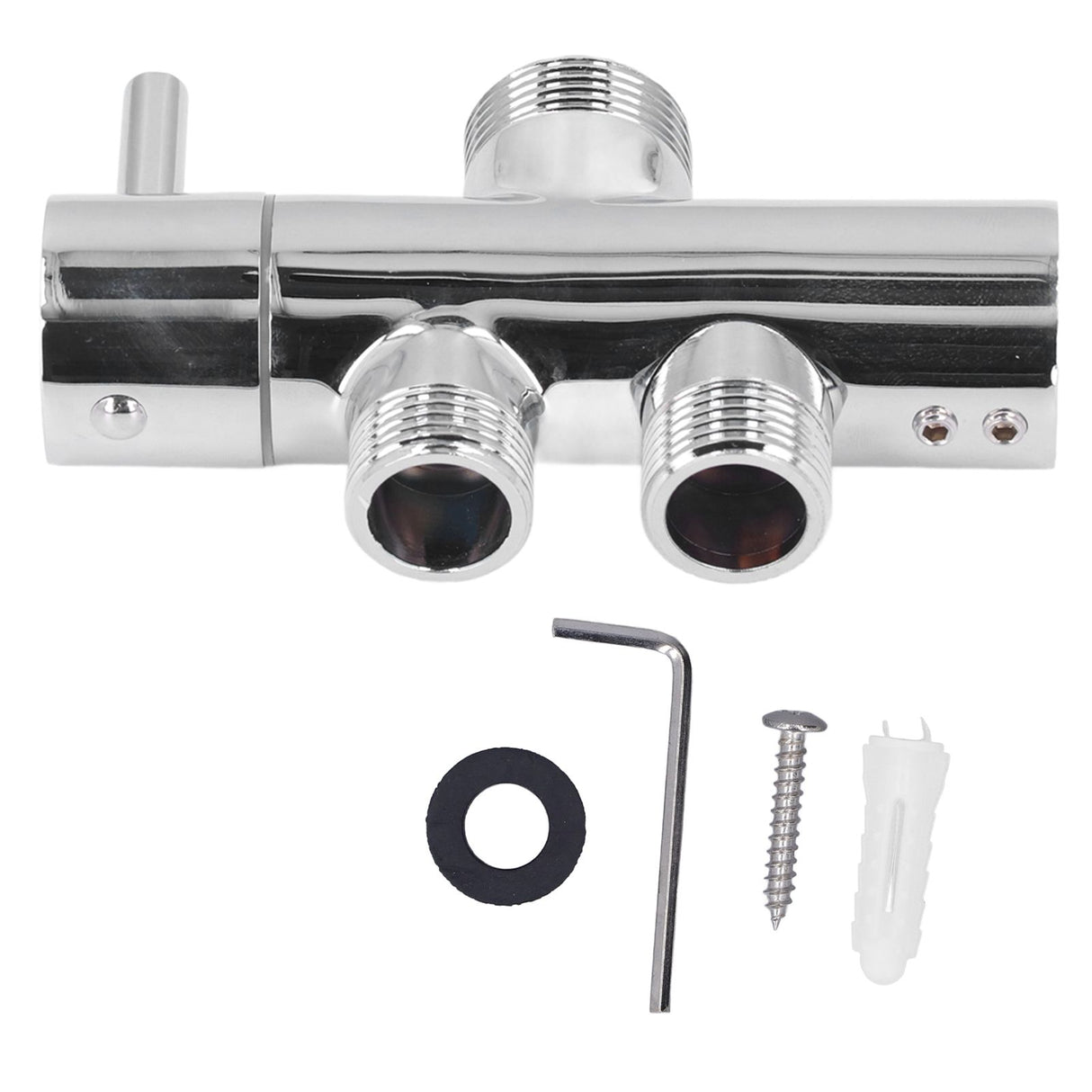 G3/4 to G1/2 Shower Arm Diverter Leakproof Tee Connector Brass Shower Diverter Valve for Bathroom