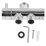 G3/4 to G1/2 Shower Arm Diverter Leakproof Tee Connector Brass Shower Diverter Valve for Bathroom