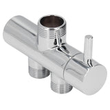 G3/4 to G1/2 Shower Arm Diverter Leakproof Tee Connector Brass Shower Diverter Valve for Bathroom
