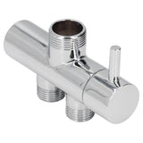 G3/4 to G1/2 Shower Arm Diverter Leakproof Tee Connector Brass Shower Diverter Valve for Bathroom