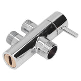 G3/4 to G1/2 Shower Arm Diverter Leakproof Tee Connector Brass Shower Diverter Valve for Bathroom