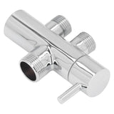 G3/4 to G1/2 Shower Arm Diverter Leakproof Tee Connector Brass Shower Diverter Valve for Bathroom - 45-Degree Angle