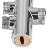 G3/4 to G1/2 Shower Arm Diverter Leakproof Tee Connector Brass Shower Diverter Valve for Bathroom