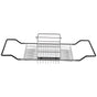 Metal Bathtub Rack Retractable Adjustable Removable Stand Bathroom Caddy Tray Rack for Hotels Bathrooms