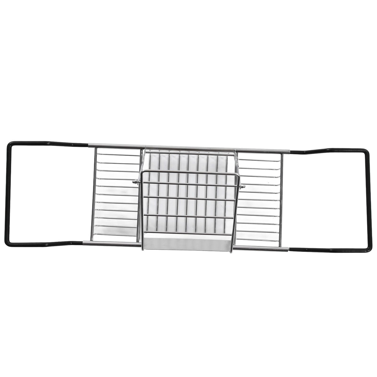 Metal Bathtub Rack Retractable Adjustable Removable Stand Bathroom Caddy Tray Rack for Hotels Bathrooms