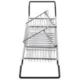 Metal Bathtub Rack Retractable Adjustable Removable Stand Bathroom Caddy Tray Rack for Hotels Bathrooms - Close-Up Angle