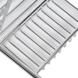 Metal Bathtub Rack Retractable Adjustable Removable Stand Bathroom Caddy Tray Rack for Hotels Bathrooms - Extra Image
