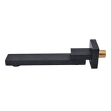 G1/2 Interface Brass Bathtub Faucet Wall Mounted Tub Faucet 180 Degree Adjustable Bathroom Shower Spout